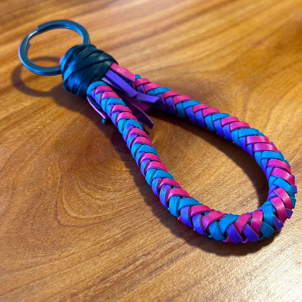 Handcrafted Kangaroo Leather Keychain